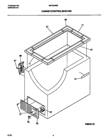 Cabinet/control/shelves