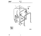 Universal/Multiflex (Frigidaire) MDB121GFR2 tub diagram