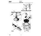 Universal/Multiflex (Frigidaire) MDB121GFR2 motor & pump diagram