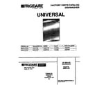 Universal/Multiflex (Frigidaire) MDB121RFM2 cover diagram