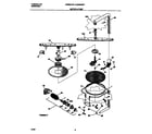 Universal/Multiflex (Frigidaire) MDB631RFS2 motor & pump diagram