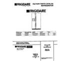 Frigidaire FRS26ZSEW3 front cover diagram
