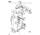 Universal/Multiflex (Frigidaire) MRT15CSEW2 cabinet diagram