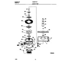 Universal/Multiflex (Frigidaire) MDS251RER1 motor & pump diagram