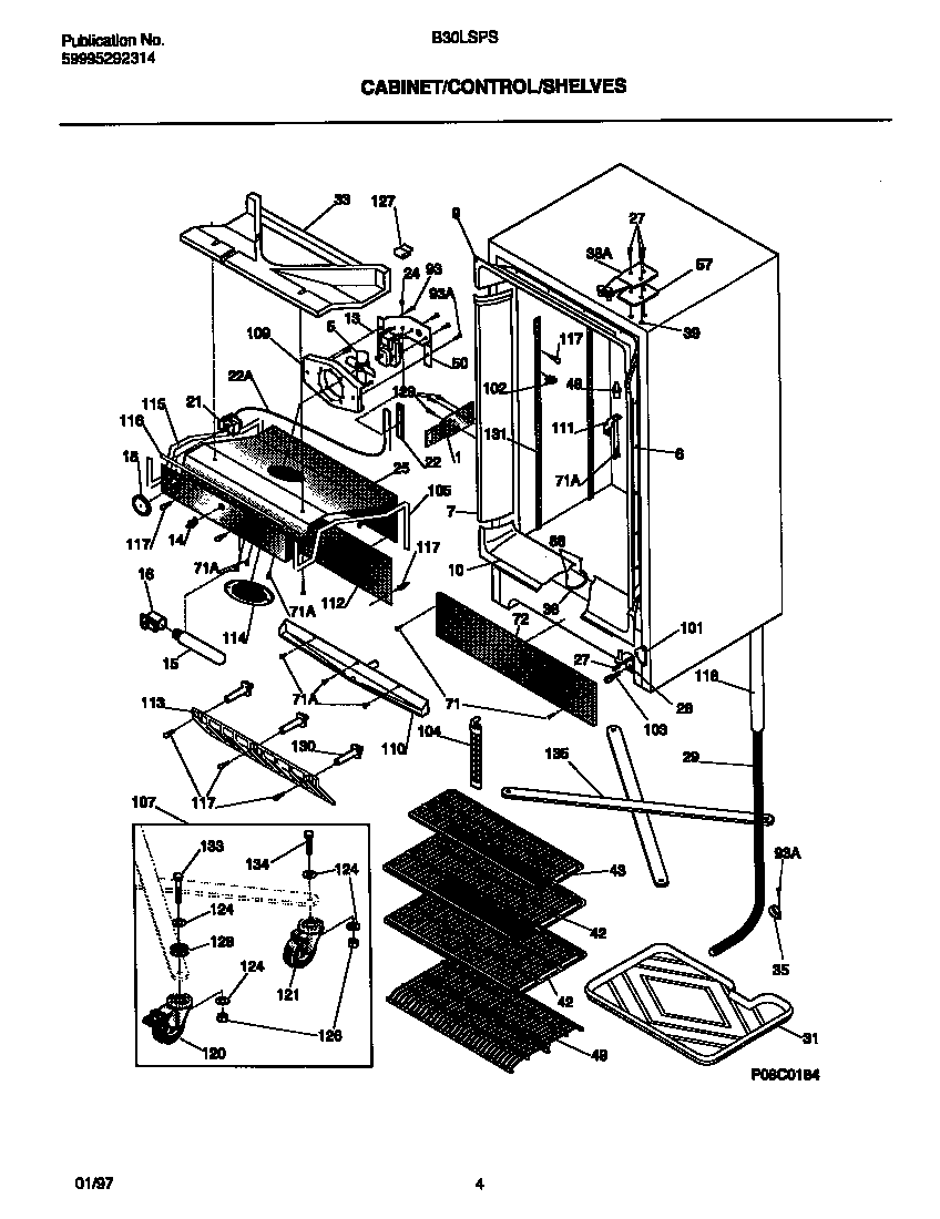 CABINET/CONTROL/SHELVES