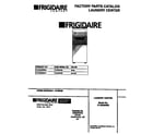 Frigidaire FLXE52RBT4 cover diagram