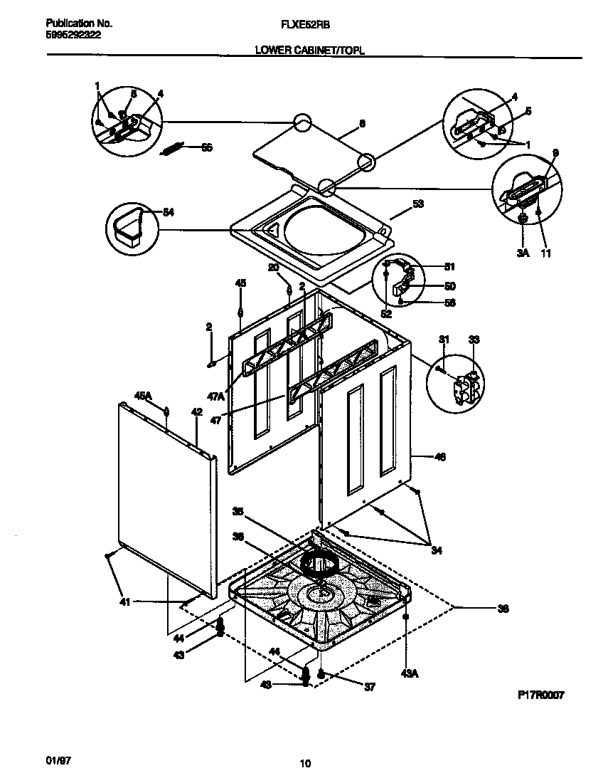 Lower cabinet/top