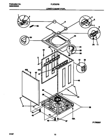 Lower cabinet/top