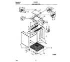 Universal/Multiflex (Frigidaire) MLXG42REW1 lower cabinet/top diagram