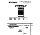 Tappan TEF357BCDE cover diagram