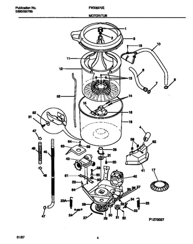 Motor/tub