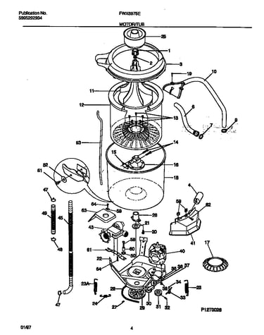 Motor/tub