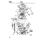 Frigidaire FWS6977ES1 motor/tub diagram