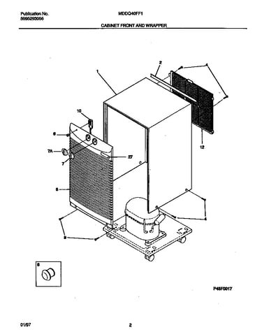 Cabinet front and wrapper