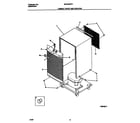 Frigidaire MDDQ50FF1 cabinet front and wrapper diagram