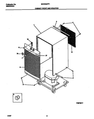 Cabinet front and wrapper