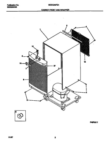 Cabinet front and wrapper
