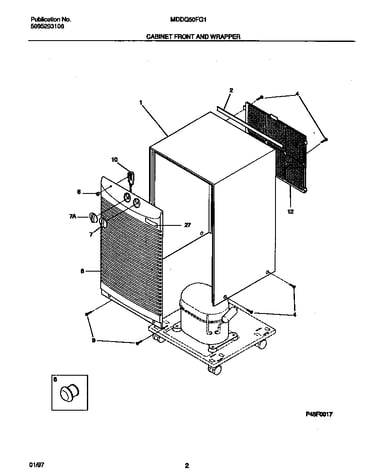 Cabinet front and wrapper
