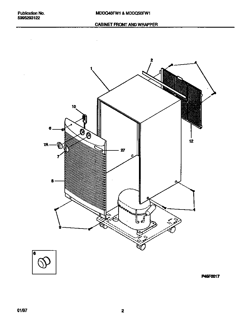 Cabinet front and wrapper