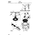 Frigidaire FDB736GFS2 motor & pump diagram