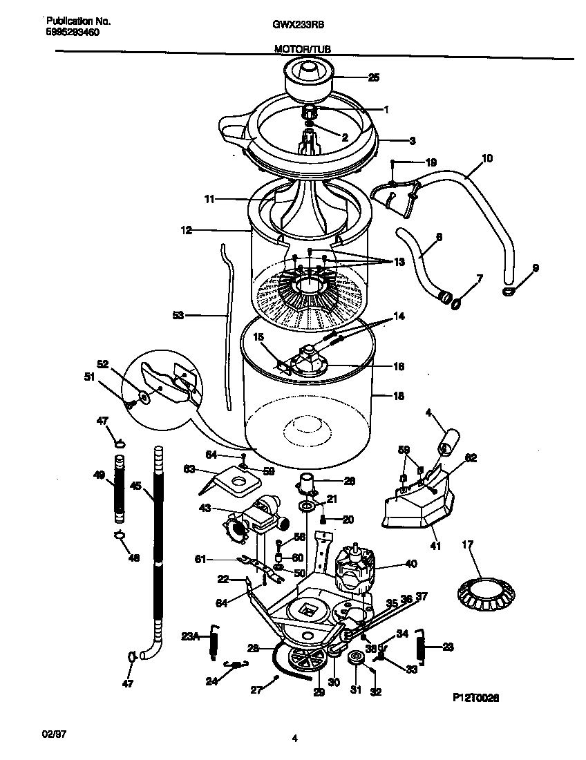 MOTOR/TUB