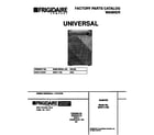 Universal/Multiflex (Frigidaire) MWX111REW1 cover diagram