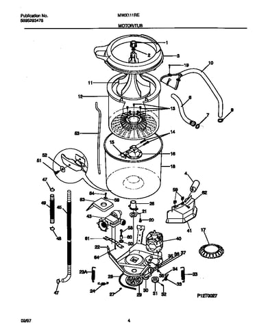 Motor/tub