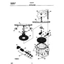 Frigidaire FDB421RFS2 motor & pump diagram