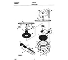 Frigidaire FDB421RFR2 motor & pump diagram