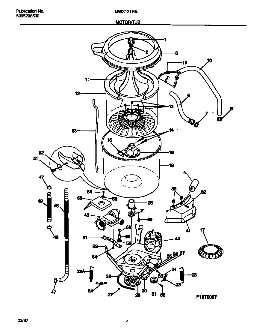 MOTOR/TUB