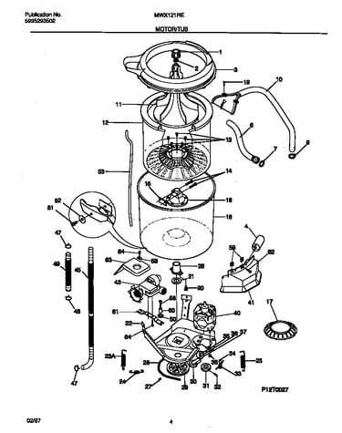 Motor/tub