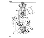 Universal/Multiflex (Frigidaire) MWX233REW1 motor/tub diagram