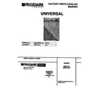 Universal/Multiflex (Frigidaire) MWS445RES1 cover diagram