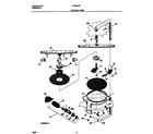 Frigidaire FDB435RFR2 motor & pump diagram