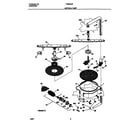 Frigidaire FDB635RFR2 motor & pump diagram