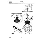 Universal/Multiflex (Frigidaire) MDB421RFS2 motor & pump diagram