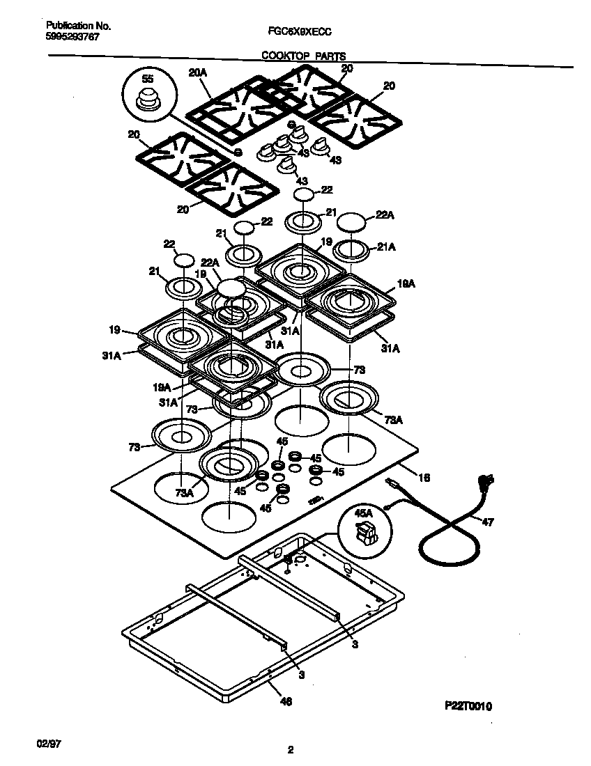 COOKTOP PARTS