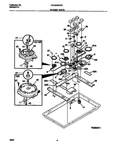Burner parts