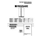 Frigidaire FRS20QRCD3 cover diagram