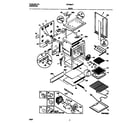 Frigidaire FEF389CFSA body diagram