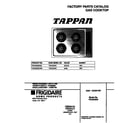 Tappan TGC3X3XCW3 cover diagram