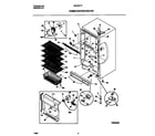 Universal/Multiflex (Frigidaire) MFU20F7FW0 cabinet/control/shelves diagram