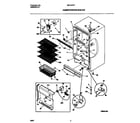 Universal/Multiflex (Frigidaire) MFU16F7FW0 cabinet/control/shelves diagram