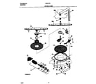Frigidaire FDB737GFT0 motor & pump diagram