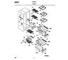 Frigidaire FRS20WNFW0 shelves diagram