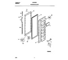Universal/Multiflex (Frigidaire) MRS22WNEW3 refrigerator door diagram