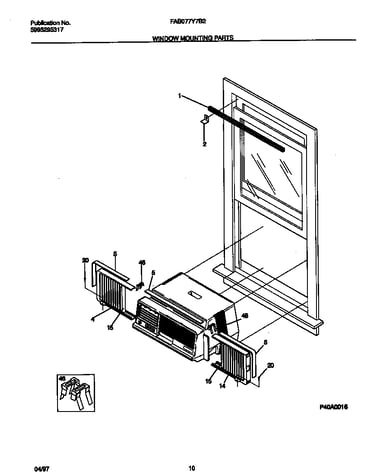 Window mounting parts