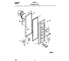 Universal/Multiflex (Frigidaire) MRS20HRAW7 refrigerator door diagram