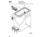Frigidaire FFC07M5CW3 cabinet/control/shelves diagram