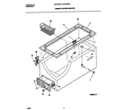 Universal/Multiflex (Frigidaire) MFC07M3FW1 cabinet/control/shelves diagram